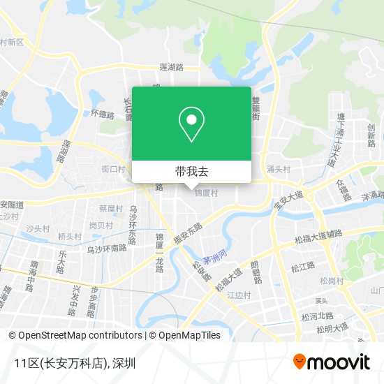 11区(长安万科店)地图