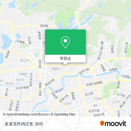多麦克炸鸡汉堡地图