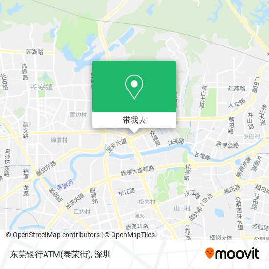 东莞银行ATM(泰荣街)地图