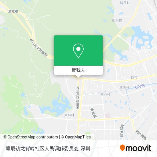 塘厦镇龙背岭社区人民调解委员会地图