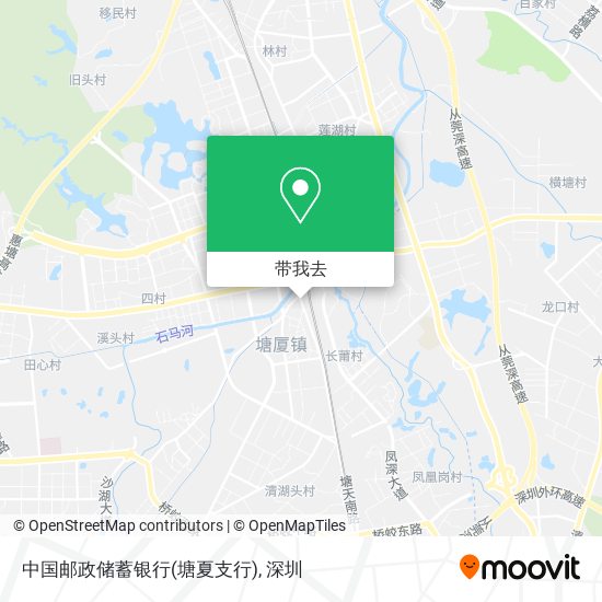 中国邮政储蓄银行(塘夏支行)地图