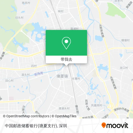 中国邮政储蓄银行(塘夏支行)地图