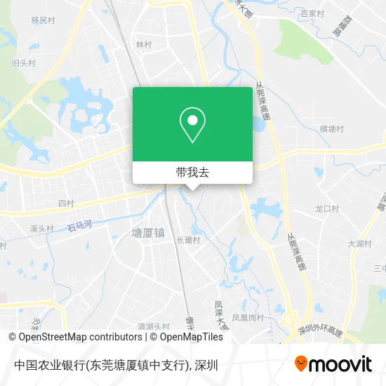 中国农业银行(东莞塘厦镇中支行)地图