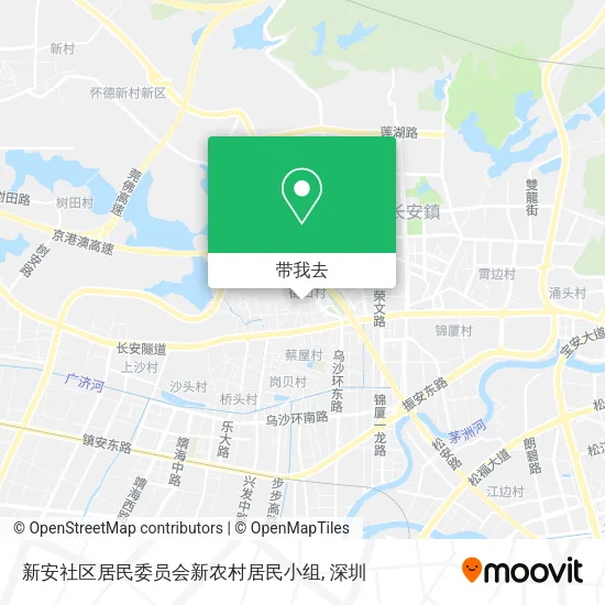 新安社区居民委员会新农村居民小组地图