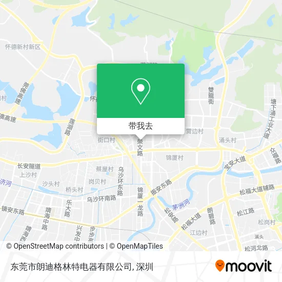 东莞市朗迪格林特电器有限公司地图