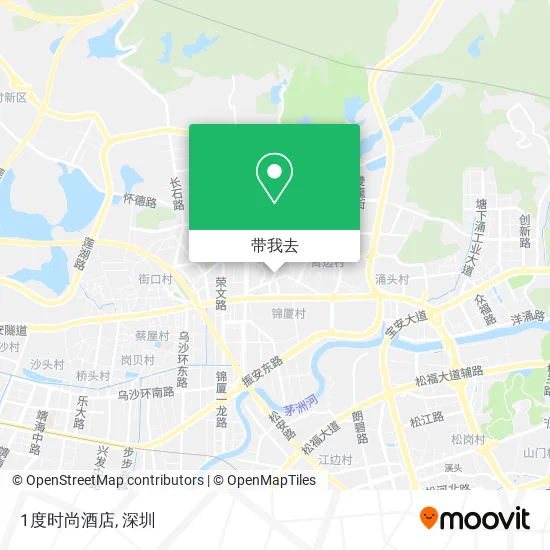 1度时尚酒店地图