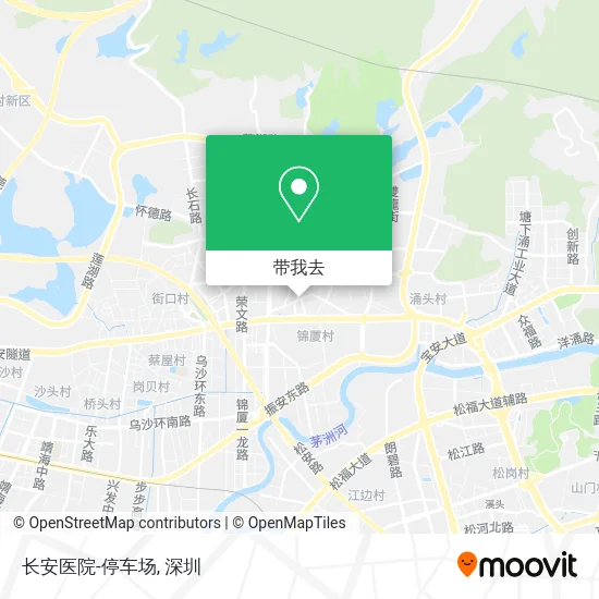 长安医院-停车场地图