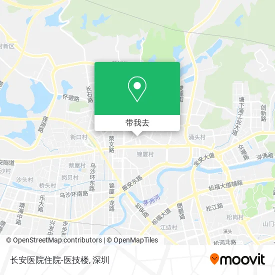 长安医院住院-医技楼地图