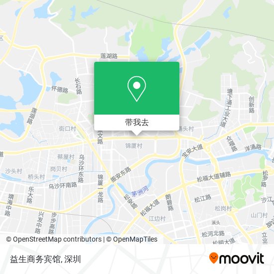 益生商务宾馆地图