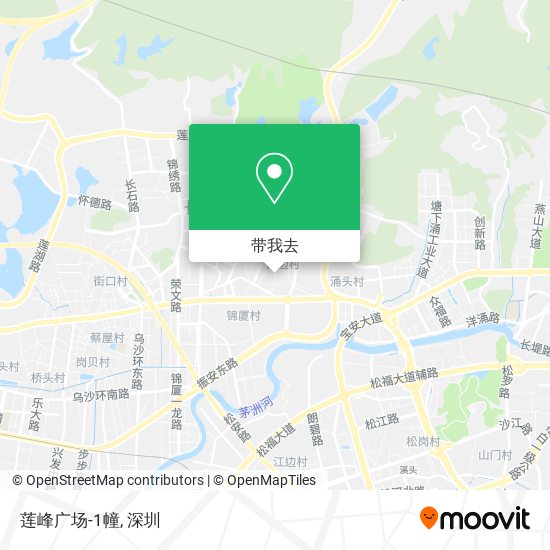 莲峰广场-1幢地图