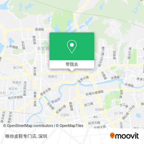 唯你皮鞋专门店地图