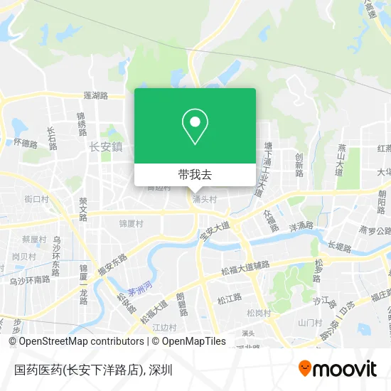 国药医药(长安下洋路店)地图