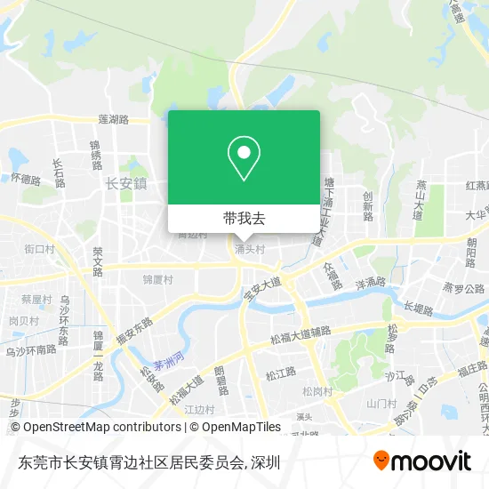 东莞市长安镇霄边社区居民委员会地图