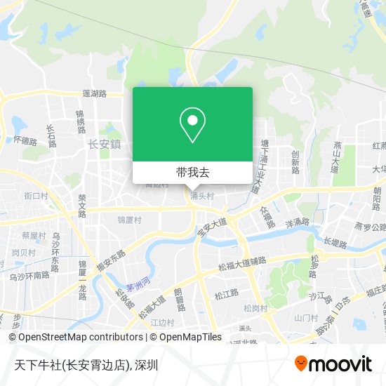 天下牛社(长安霄边店)地图