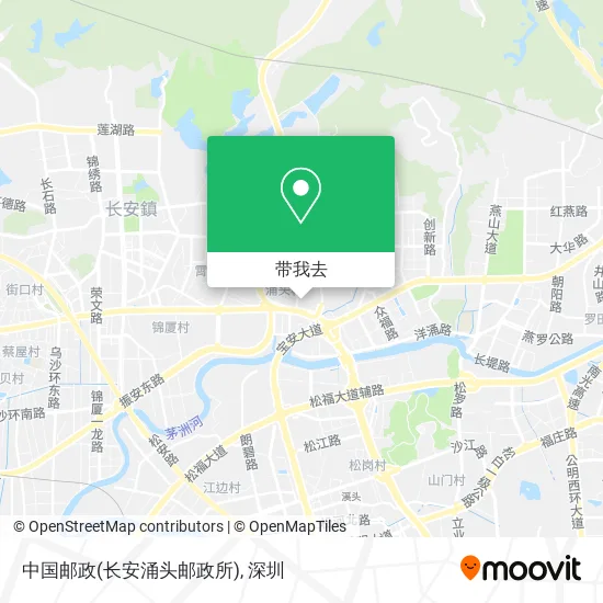 中国邮政(长安涌头邮政所)地图
