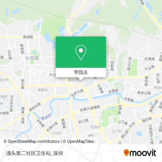涌头第二社区卫生站地图