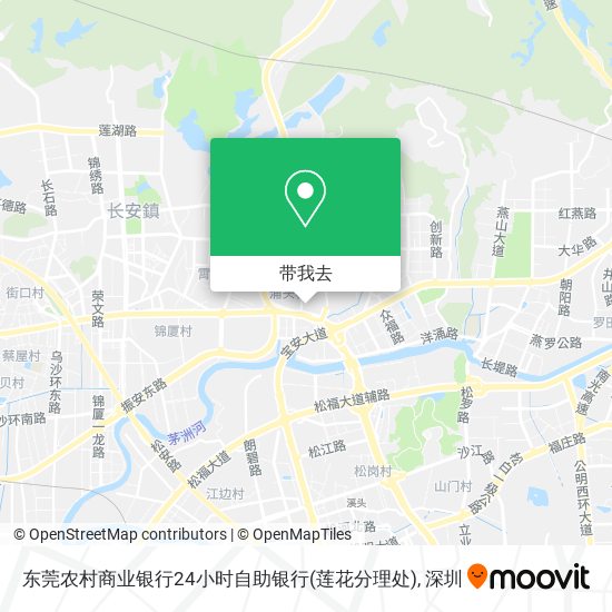东莞农村商业银行24小时自助银行(莲花分理处)地图