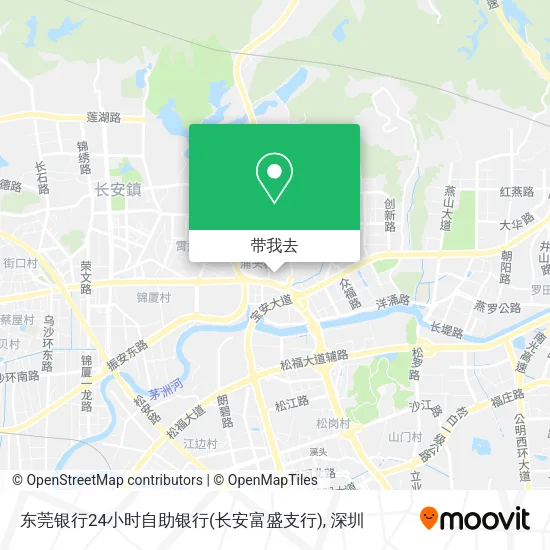 东莞银行24小时自助银行(长安富盛支行)地图