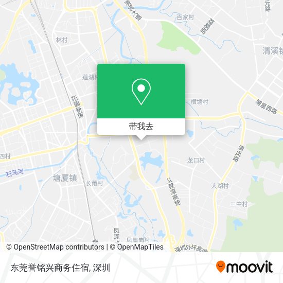 东莞誉铭兴商务住宿地图