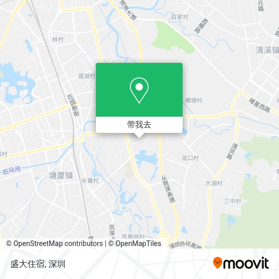 盛大住宿地图