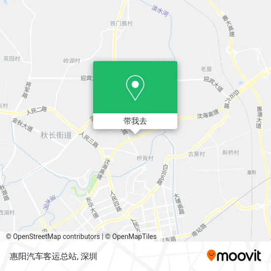惠阳汽车客运总站地图