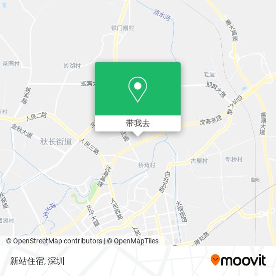 新站住宿地图