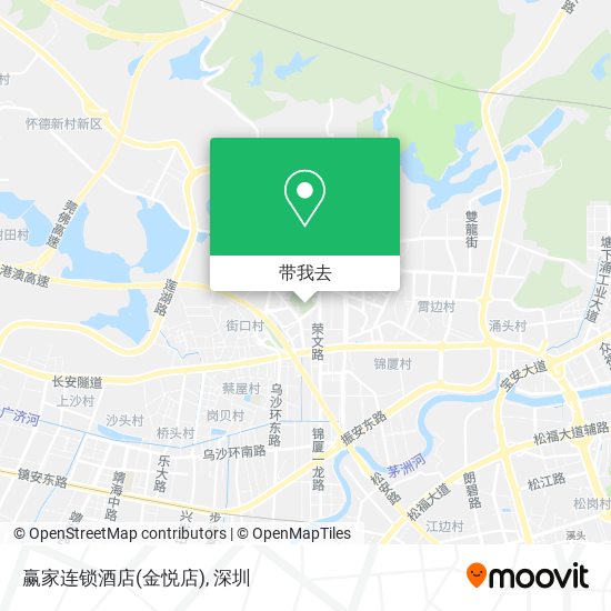 赢家连锁酒店(金悦店)地图