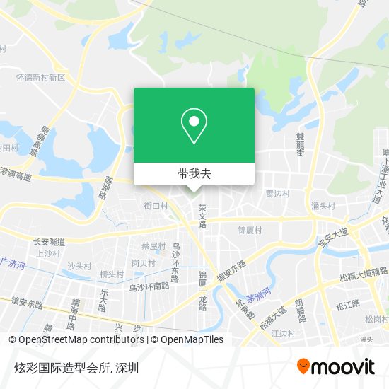 炫彩国际造型会所地图