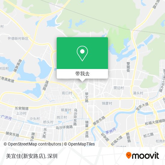 美宜佳(新安路店)地图