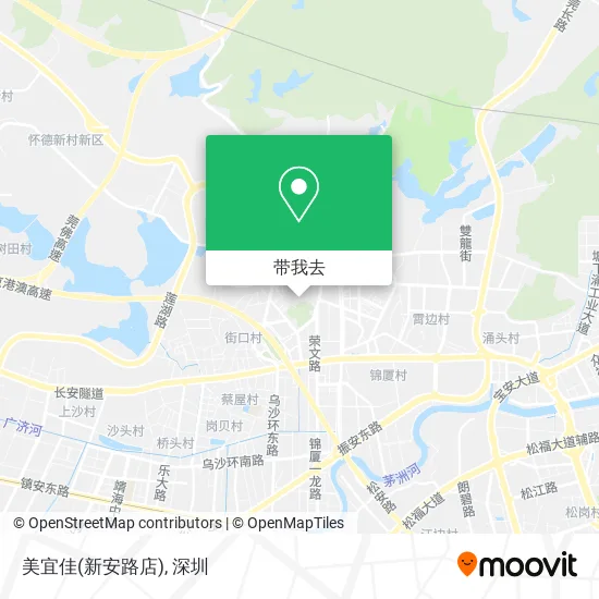 美宜佳(新安路店)地图