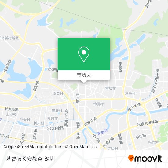 基督教长安教会地图
