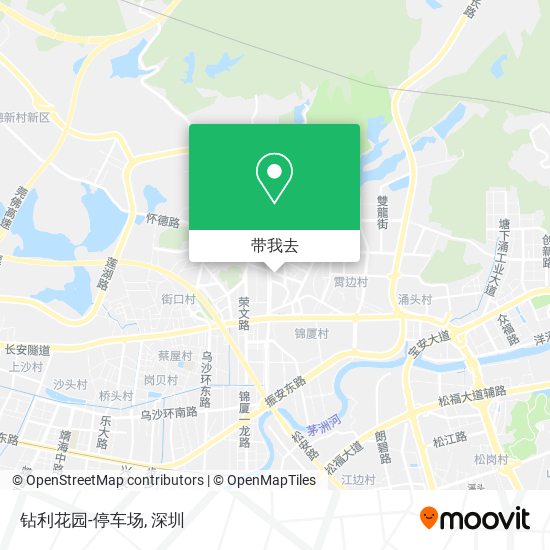 钻利花园-停车场地图