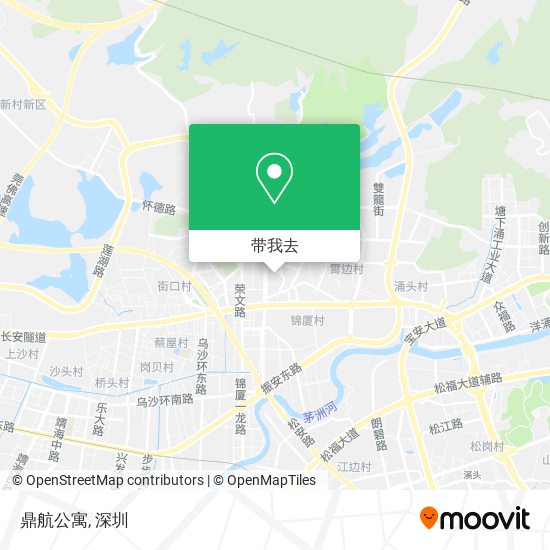 鼎航公寓地图
