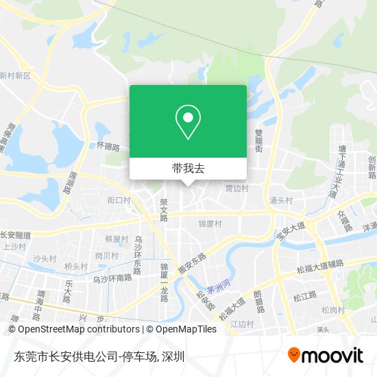 东莞市长安供电公司-停车场地图