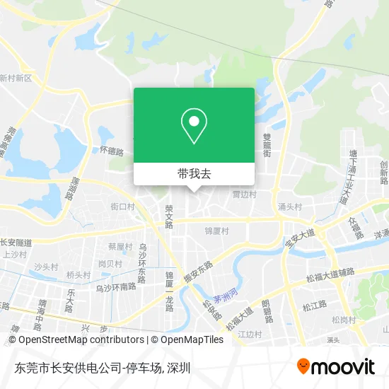东莞市长安供电公司-停车场地图