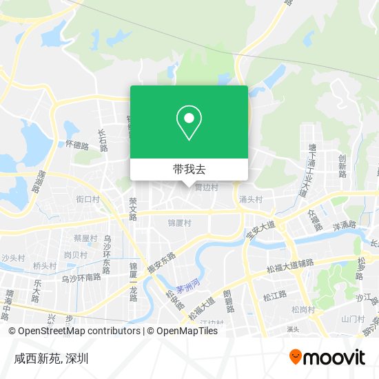 咸西新苑地图