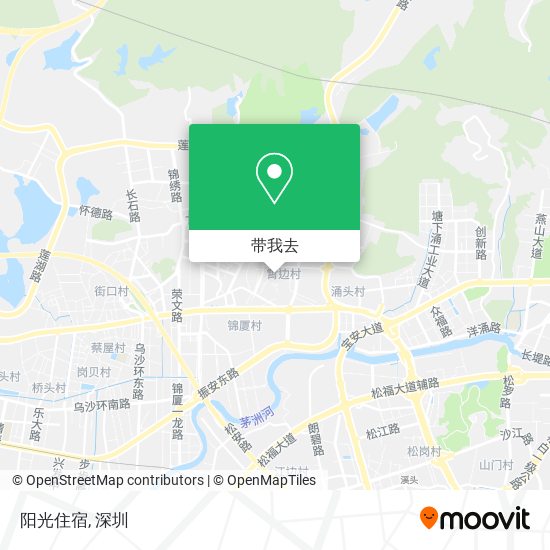 阳光住宿地图