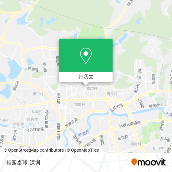 矩园桌球地图