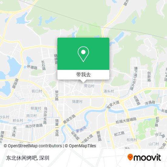 东北休闲烤吧地图
