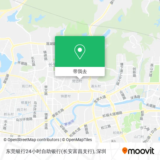 东莞银行24小时自助银行(长安富昌支行)地图