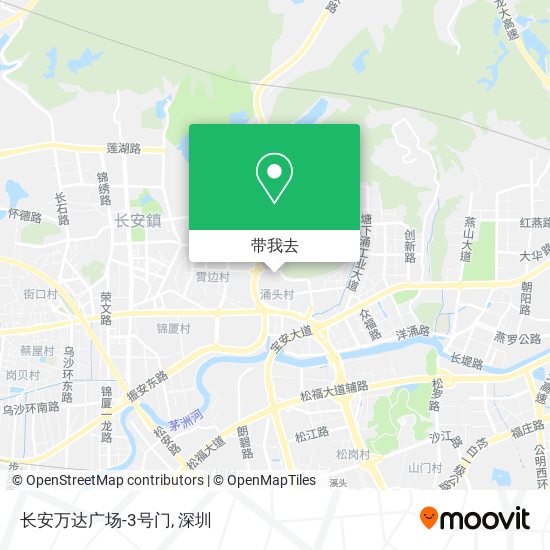 长安万达广场-3号门地图