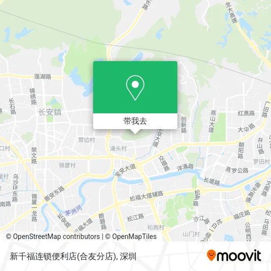 新千福连锁便利店(合友分店)地图