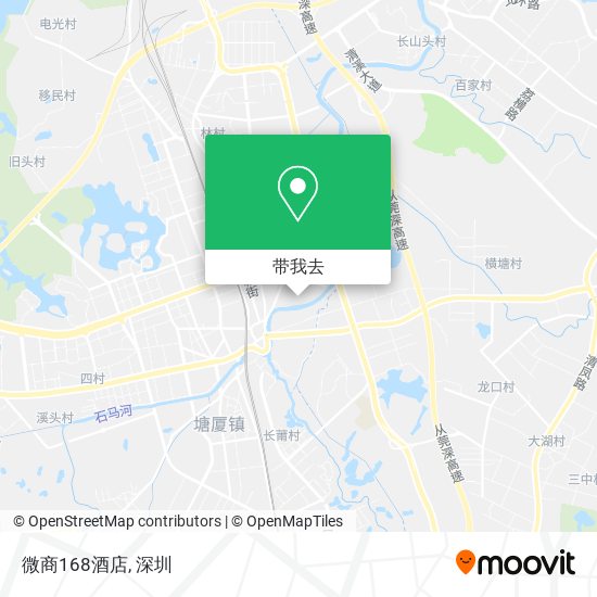 微商168酒店地图