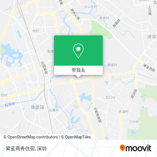 紫蓝商务住宿地图