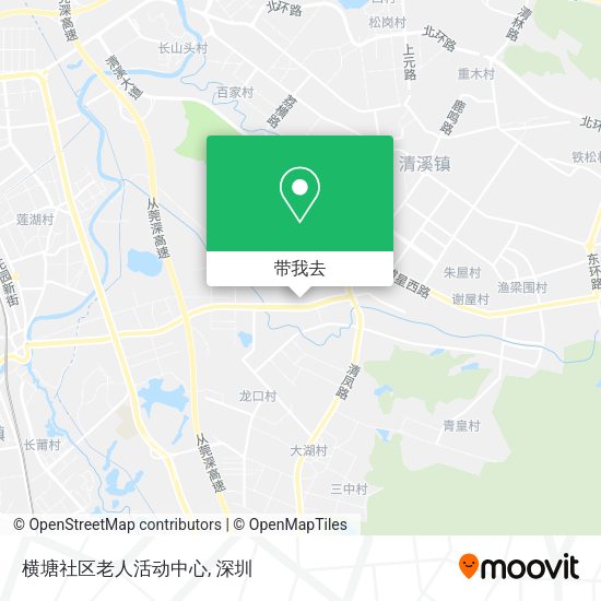 横塘社区老人活动中心地图