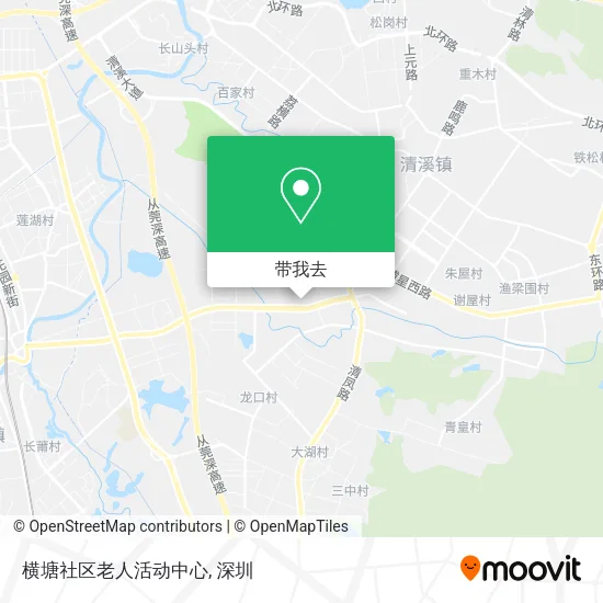横塘社区老人活动中心地图