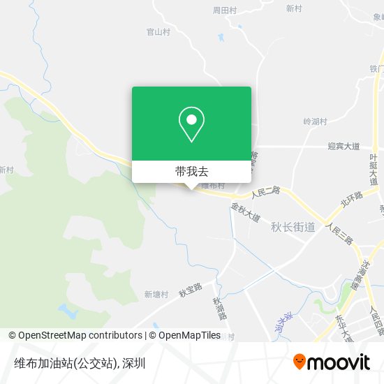 维布加油站(公交站)地图