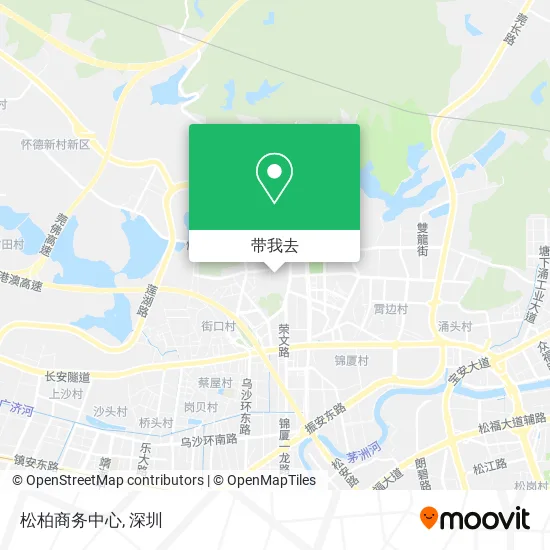 松柏商务中心地图