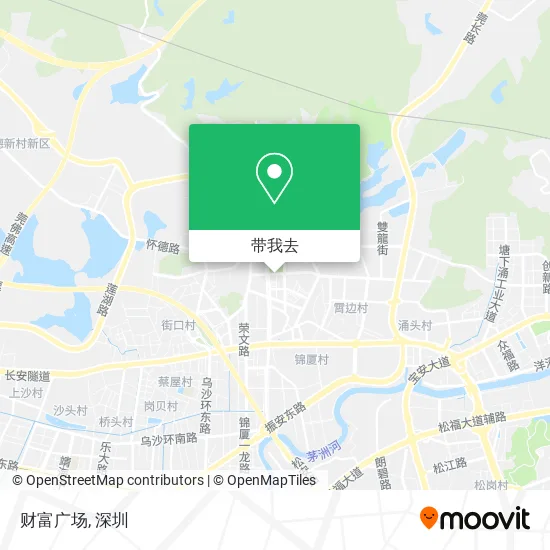 财富广场地图