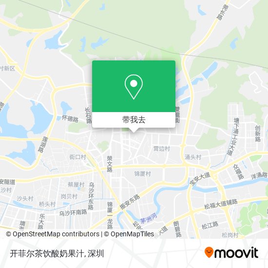 开菲尔茶饮酸奶果汁地图